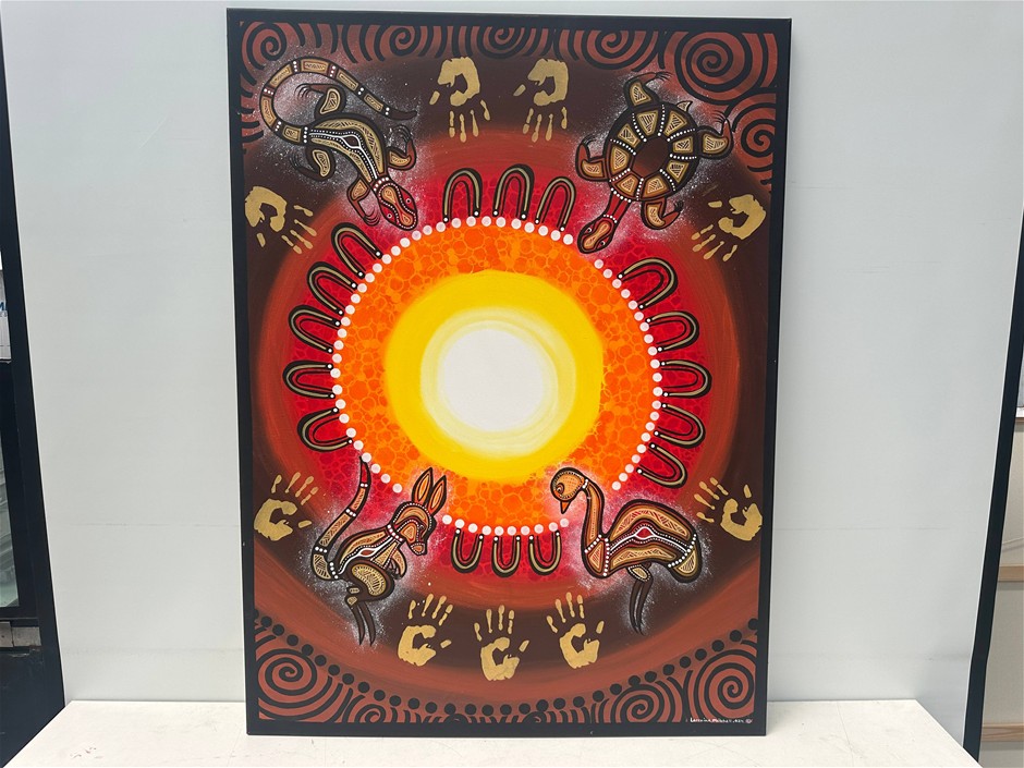 Indigenous  Canvas Painting