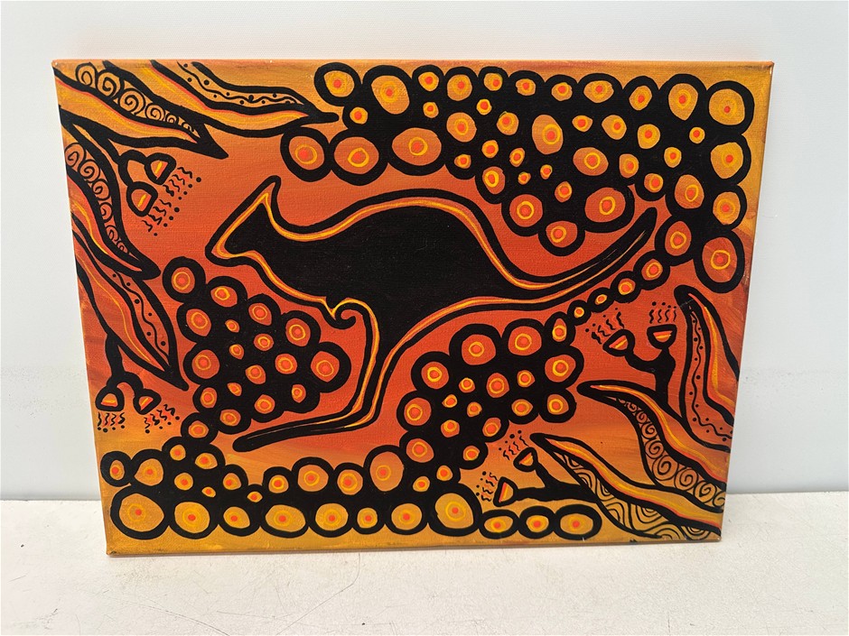 Indigenous Canvas Painting