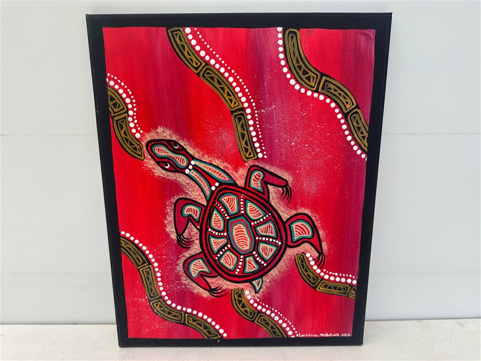 Indigenous Canvas Painting