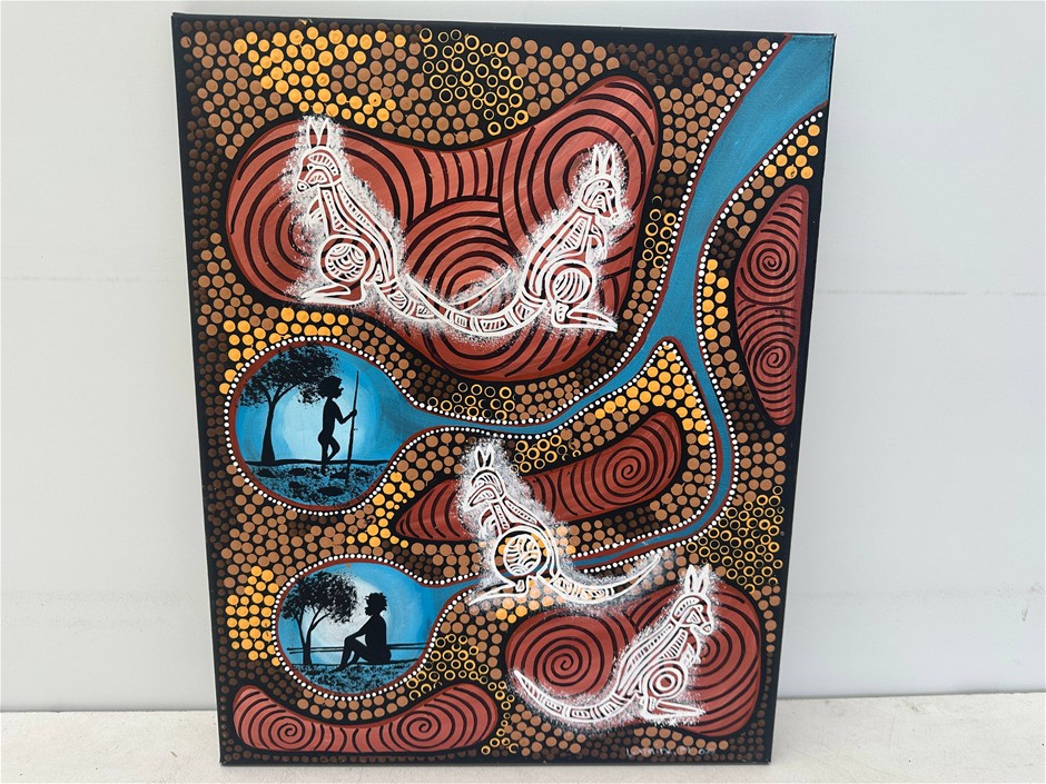 Indigenous Canvas Painting