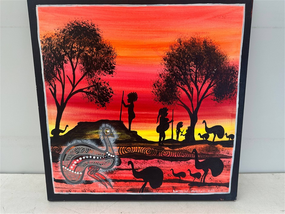 Indigenous  Canvas Painting