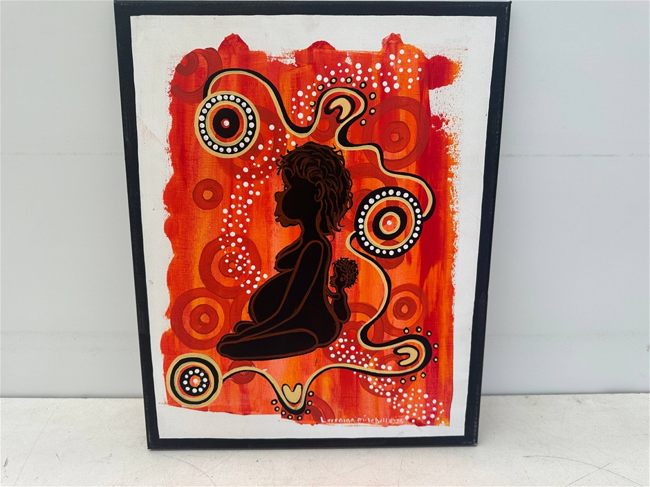 Indigenous Canvas Painting