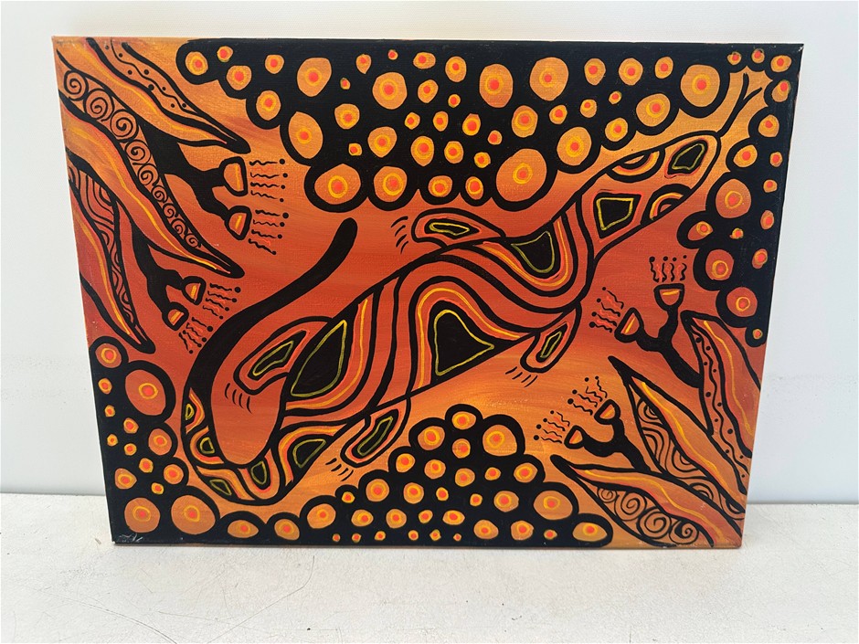 Indigenous Canvas Painting