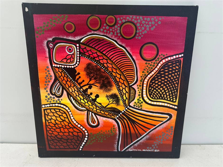 Indigenous Canvas Painting