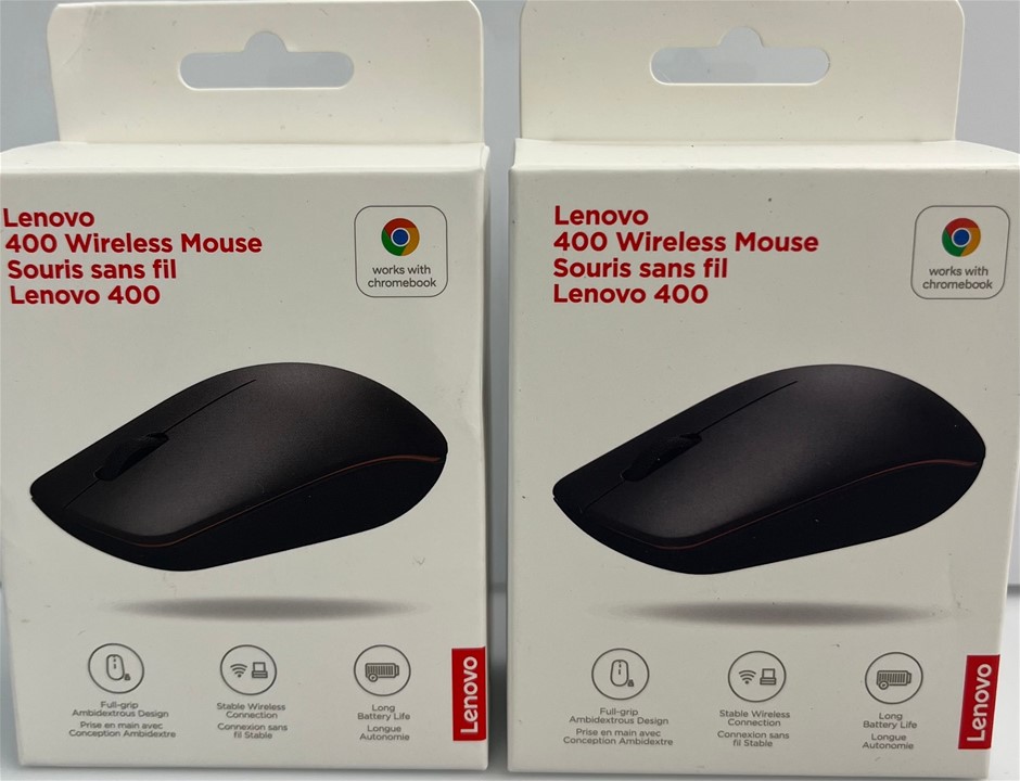 2 x LENOVO 400 Wireless Mouse