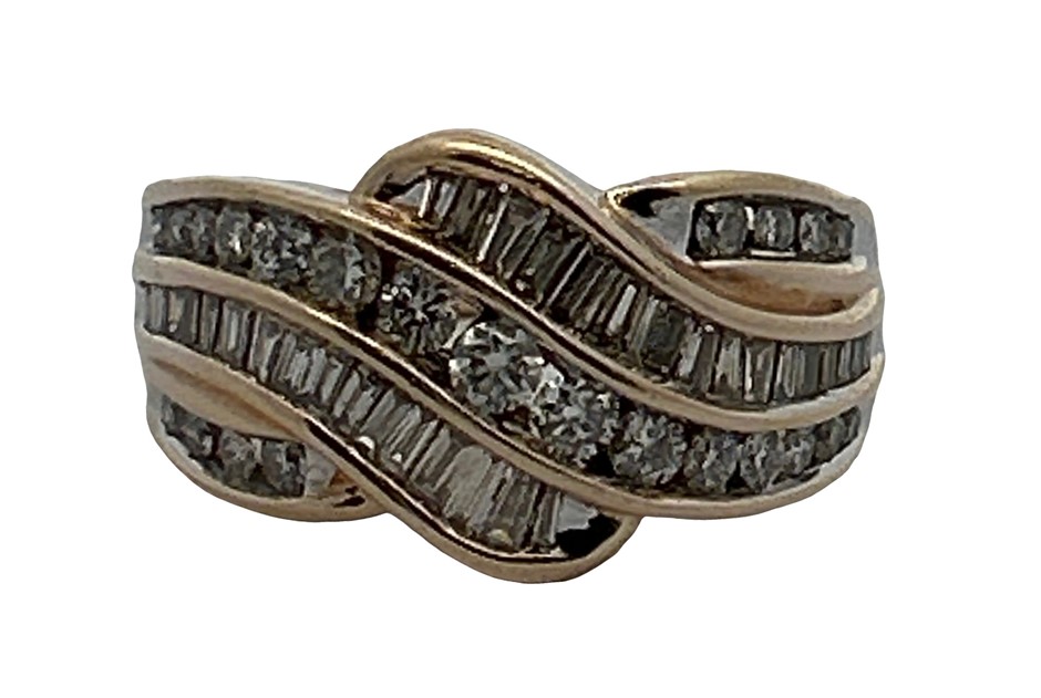 9ct Yellow Gold 1.00ct Diamond Ring