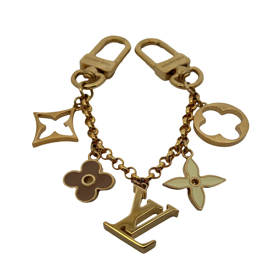 LOUIS VUITTON Fleur de Monogram Bag Charm