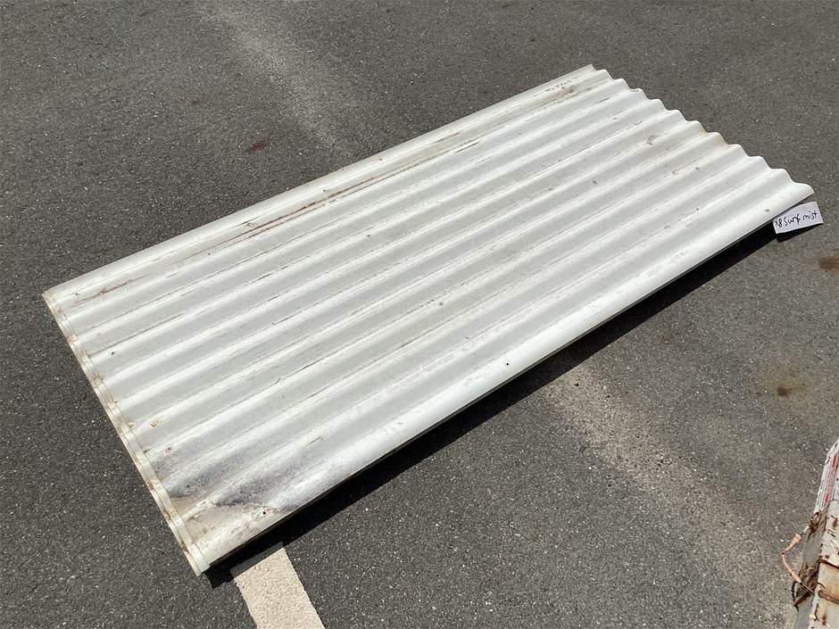 Fence Sheets Colour Surfmist x 8