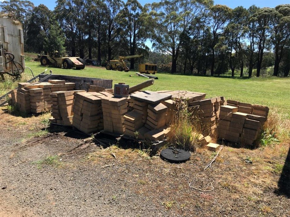 Large Quantity of Concrete Pavers