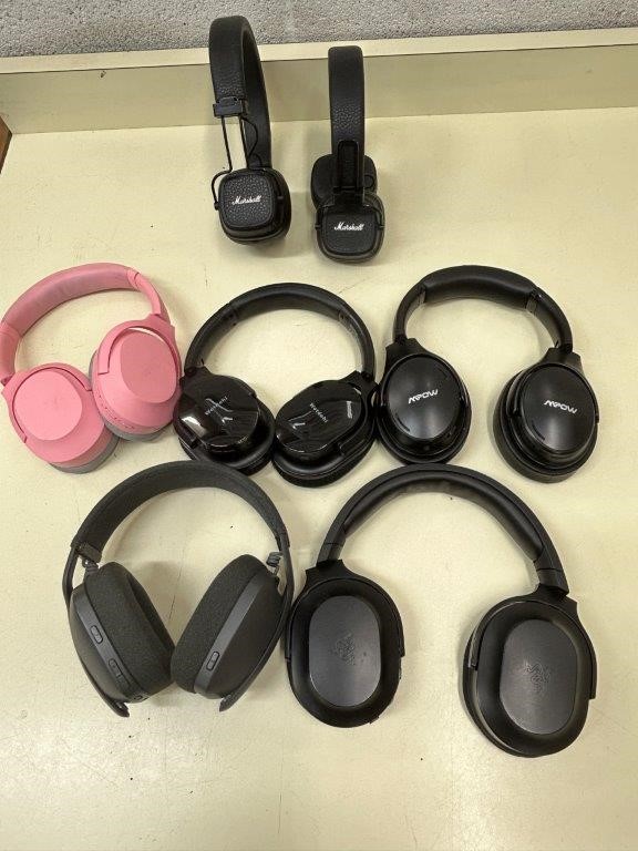 Assorted Lot of Wireless Headphones