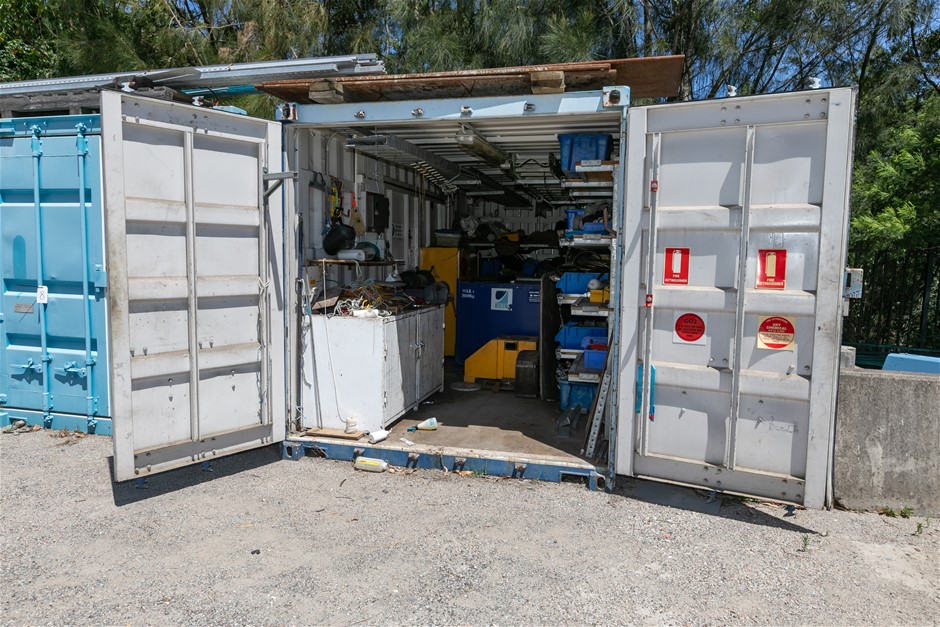 1997 20' Work Shop Shipping Container