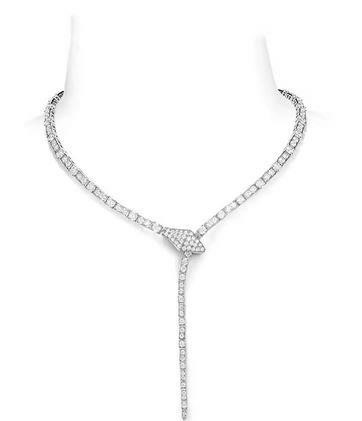 GRA Moissanite White Brilliant Cut Tennis Snake Necklace(s925/Italy)