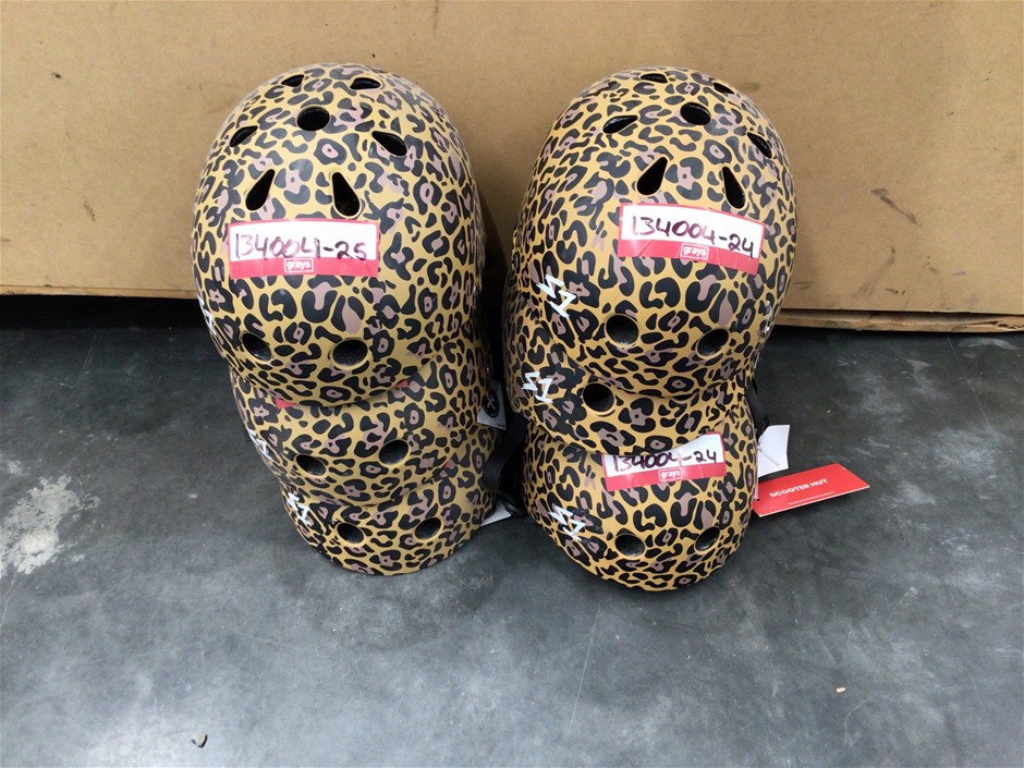 Leopard Matte S1 Lifer Helmet x 6