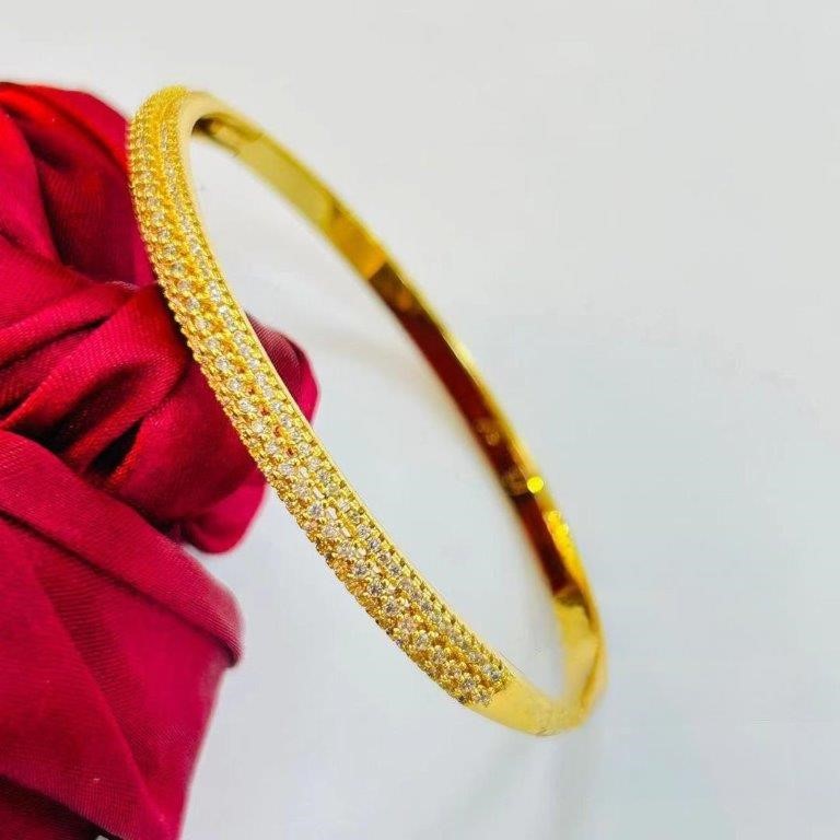 18KGF/Italy Stamped Yellow Gold Filled Bangle -57MM