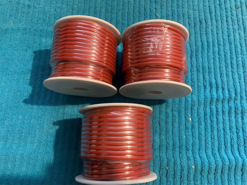 New on Reel Automotive Cable 20M - Quantity 3