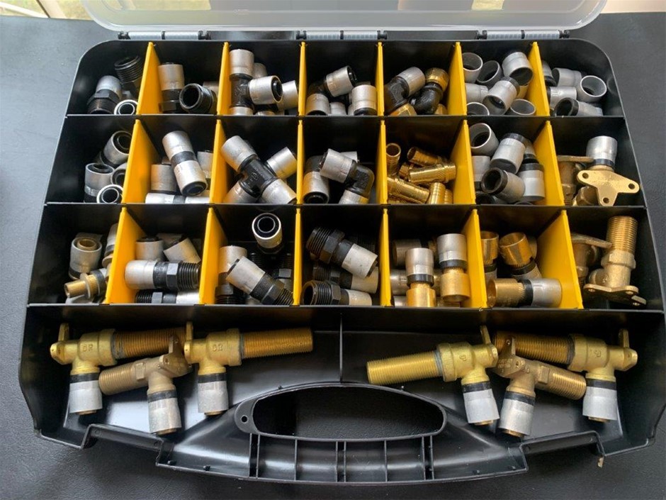 Large Quality Carry Case with Tees, Joiners and Elbows