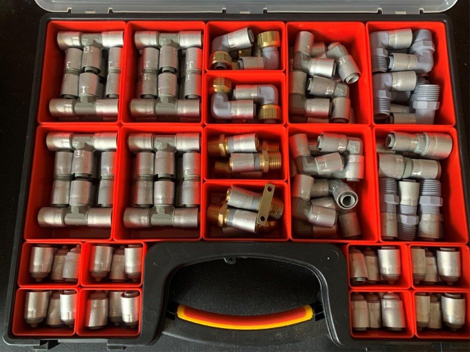 Large Quality Carry Case with Elbows, Tees and Joiners