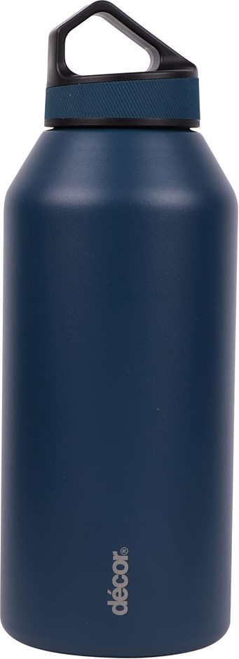 DECOR Thermal Double Wall Stainless Steel Bottle, Midnight Blue, 1.4 Litre
