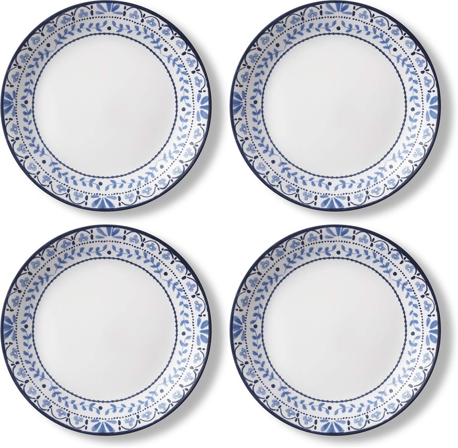 CORELLE Portofino, Lunch Plate Set, 4 Piece, 21.6cm