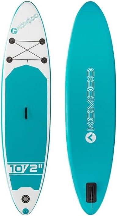 KOMODO Adventure Inflatable Stand-Up Paddle Board 10'2" Turquoise