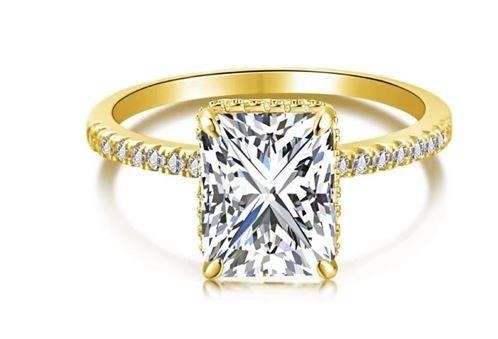 18KGold-filled/Italy Solid Yellow Gold Filled Ring -(stamped)-Warranty