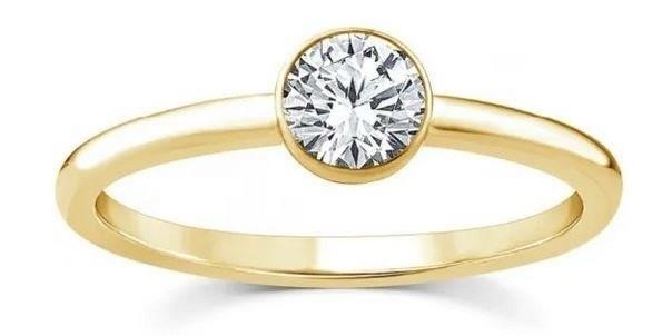 18KGold-filled/Italy Solid Yellow Gold Filled Ring -(stamped)-Warranty