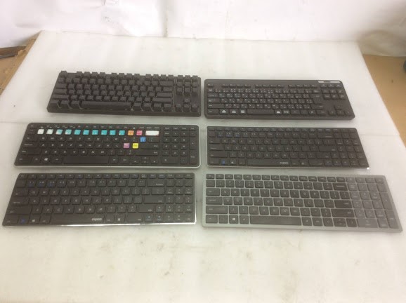 Ducky & Elecom & Dell & Rapoo Mixed Brand Keyboard (Lot of 6)