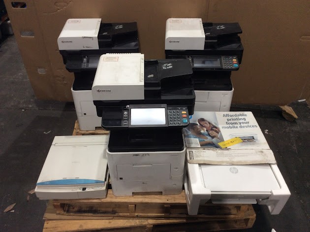 Kyocera ECOSYS M3860idn&Canon FC280&HP DeskJet Mixed Printer (Lot of 5)