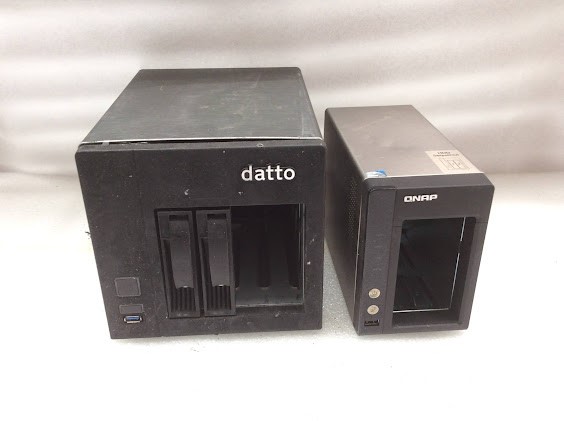 Datto SB500&QNAP TS-259 Pro+ Network Attached Storage Appliance (Lot of 2)