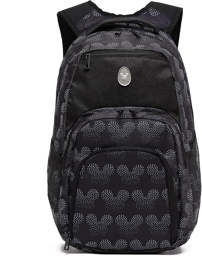 DISNEY Mickey Mouse Bacpack Backpack, 20 x 30 x 45cm, Black.