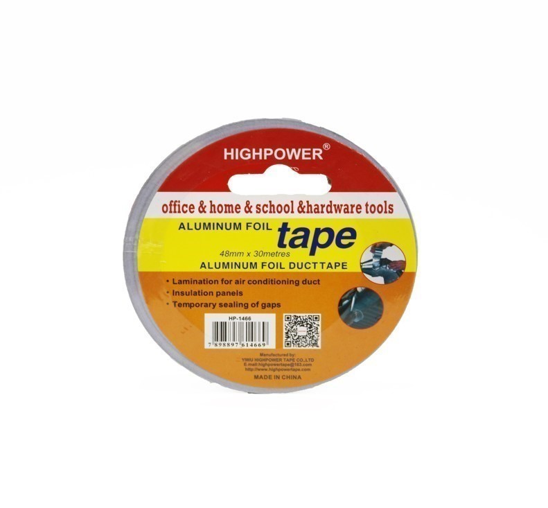 6 Rolls x HIGH POWER Aluminum Foil Duct Tapes, 48mm x 30M.