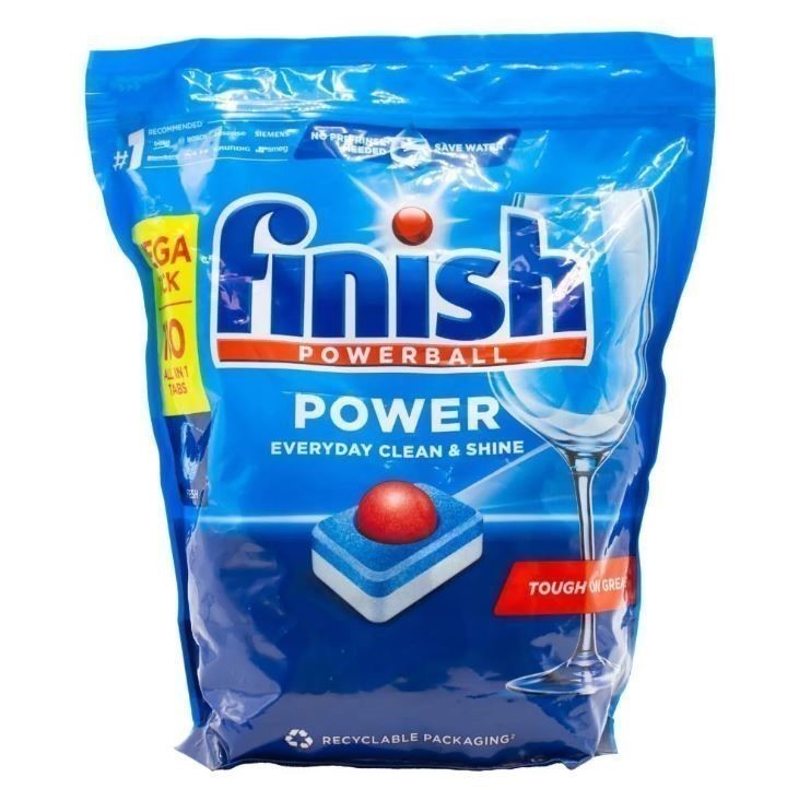 FINISH Powerball 110pk Power Everyday Clean & Shine Dishwashing Tablets, Le