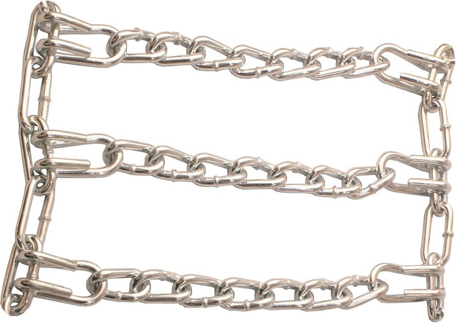 OREGON 67-017 Lawn & Garden Tire Snow Chains with 2-Link Spacing Size 20X80