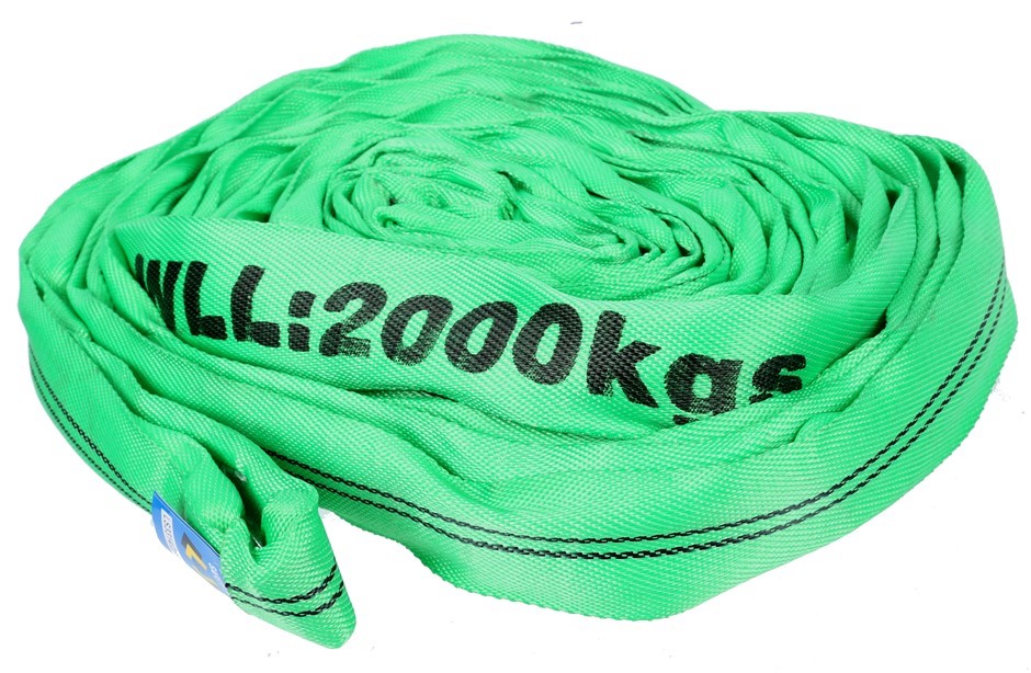 Round Lifting Sling, WLL 2,000kg x 6M (With Test Cert).
