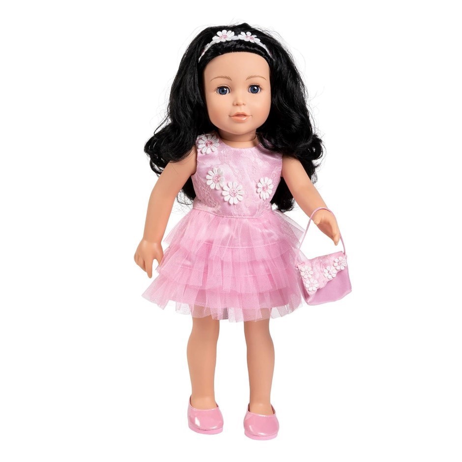 ADORA Realistic Doll 'Mia', Soft, Huggable Body, Moveable Arms & Legs, Read