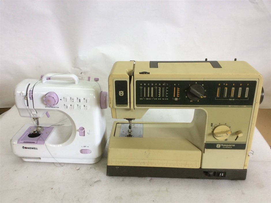 Husqvarna Sewing Machine + Homewell Mini Sewing Machine