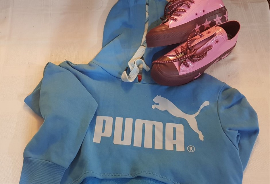 Converse Ex Display US 6 New Puma Hoodie S minor use. Others