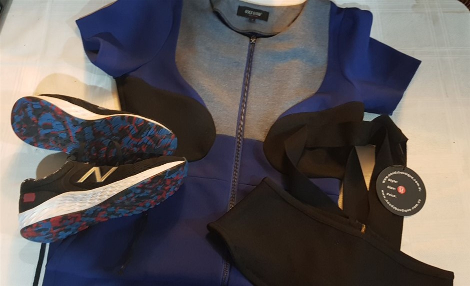 New Balance Shoes US 4, minor use. Oxford Neoprene 8 minor use Noodz Tops M