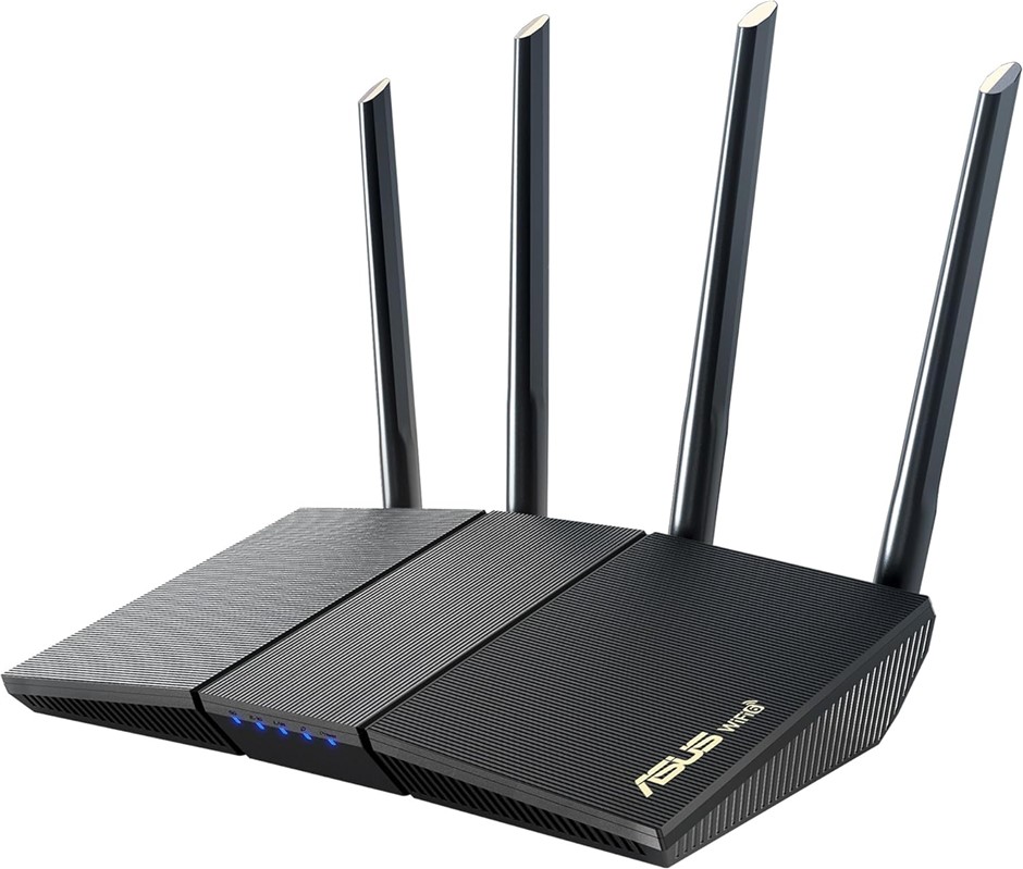 ASUS RT-AX1800S Dual Band WiFi 6 (802.11ax) Router supporting MU-MIMO and O