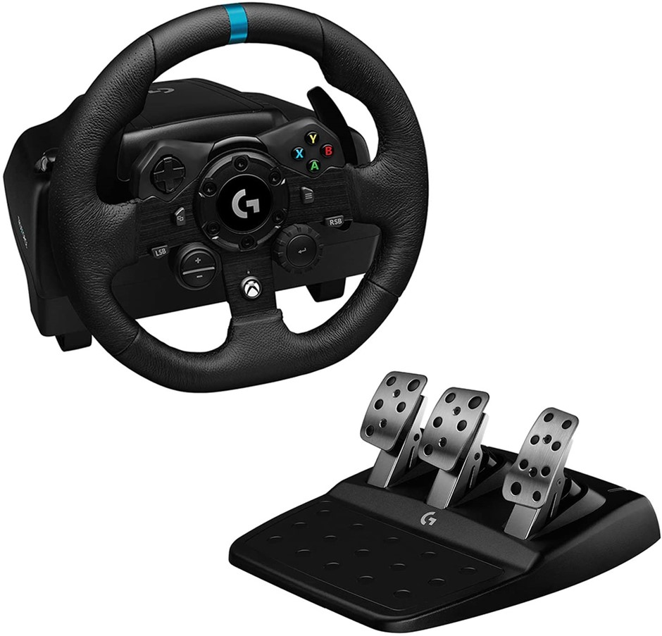 LOGITECH G923 Truforce Racing Wheel for XBox and PC. Buyers Note - Discoun
