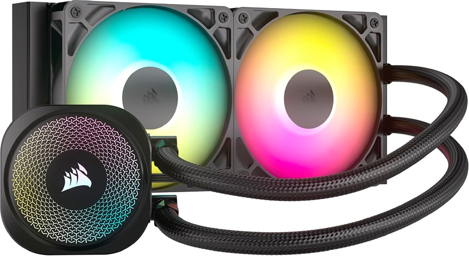 CORSAIR Nautilus 240 RS ARGB Liquid CPU Cooler – 240mm AIO – Low-Noise – Di