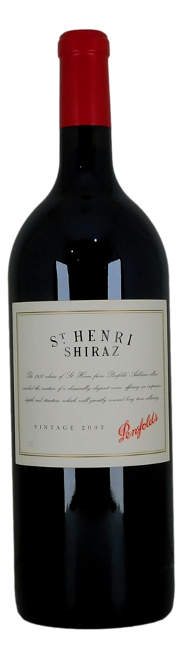 Penfolds `St Henri` Shiraz 2002 (1 x 1.5L Magnum), SA.
