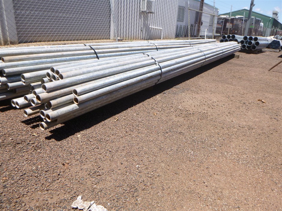 One bundle of long Galv pipe