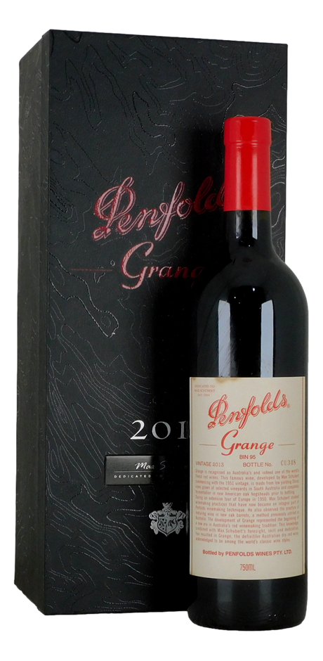 Penfolds Bin 95 Grange 2013 (1x 750mL), SA.