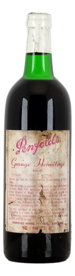 Penfolds Grange Hermitage 1966 (1 x 1 PT 6 FL OZ), SA.