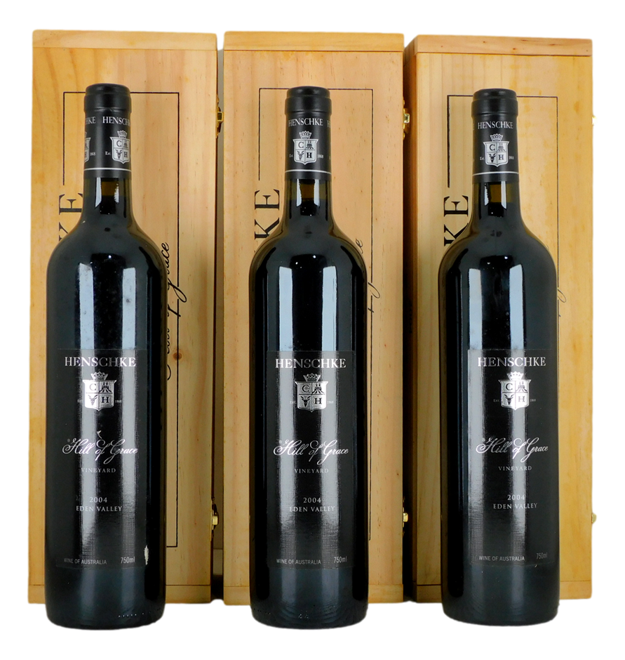 Henschke Hill of Grace Shiraz 2004 (3x 7