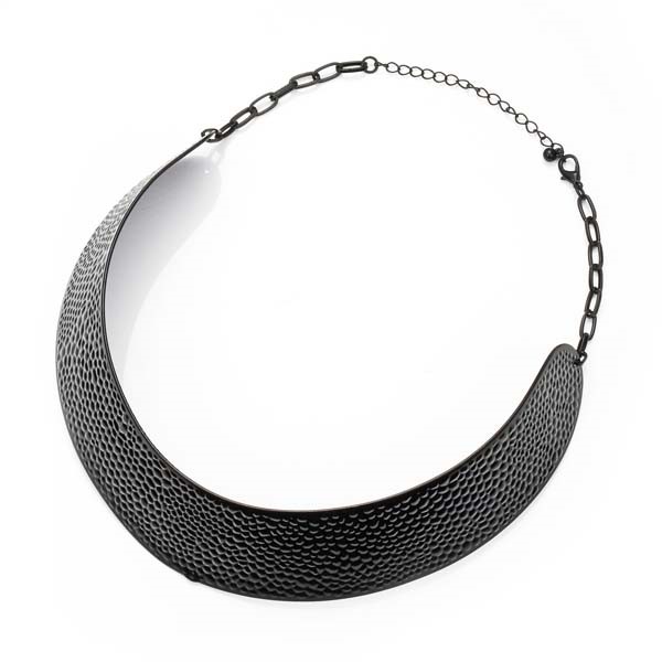 Black Chunky Choker Necklace