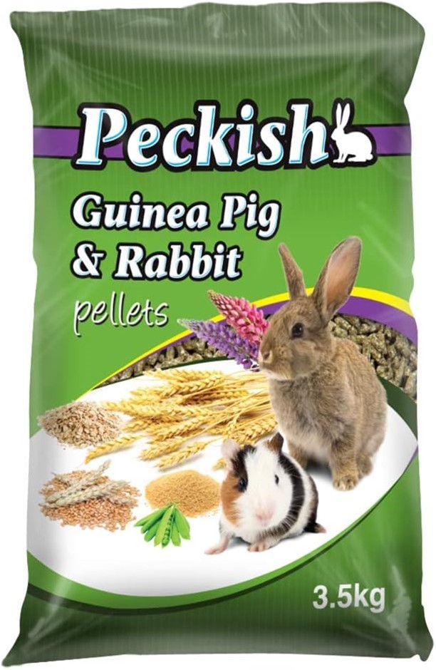 PECKISH Guinea Pig and Rabbit Pellets, 3.5 kg. NB: Not In Original Packagin