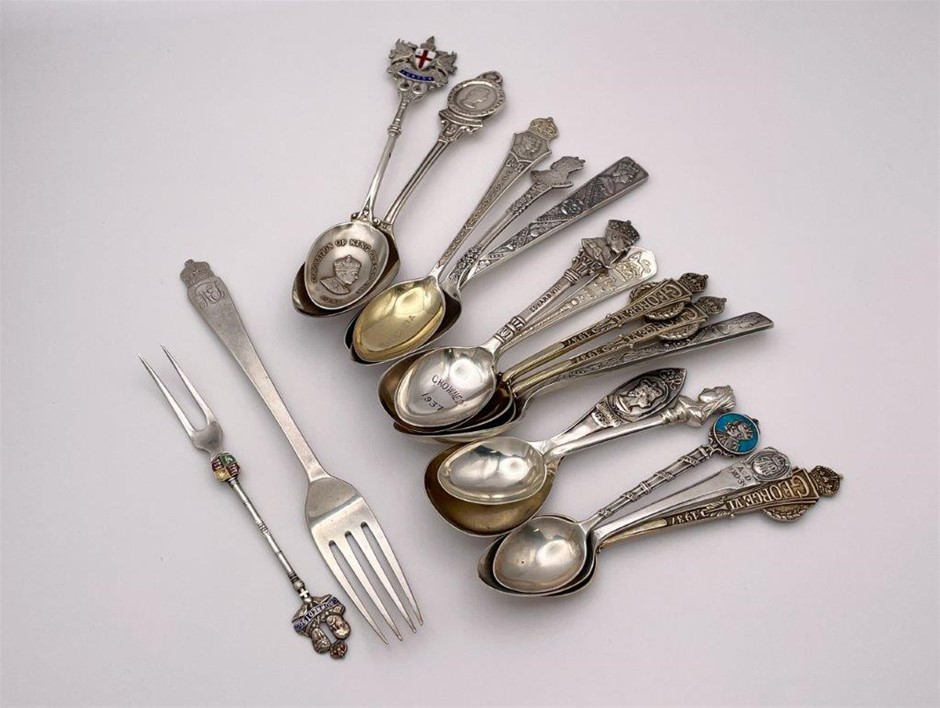 Approx. 17 x Royal Spoons - Coronations, Visits & Others, C:1839-1954