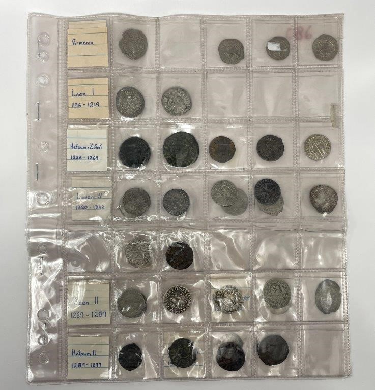 Approx. x38 Armenia Coins - Leon I,II, Levon III,IV & oth., C1196-1363